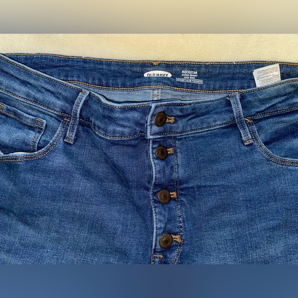 High waisted blue jeans - Picture 2 of 5